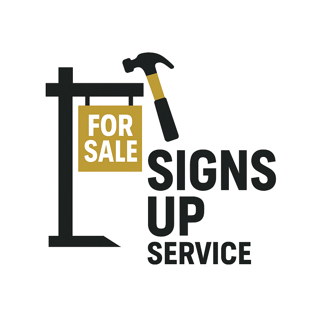 Real Estate Yard Sign Installation Cape Coral Fort Myers Florida